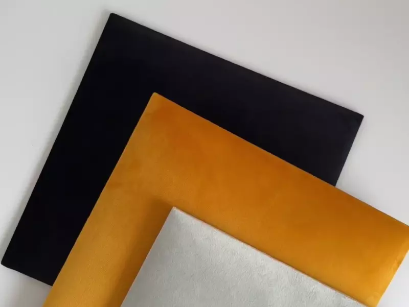 Demonstration of the installation of acoustic panel «Skyross» using «Foamfix» made by UA Acoustics.